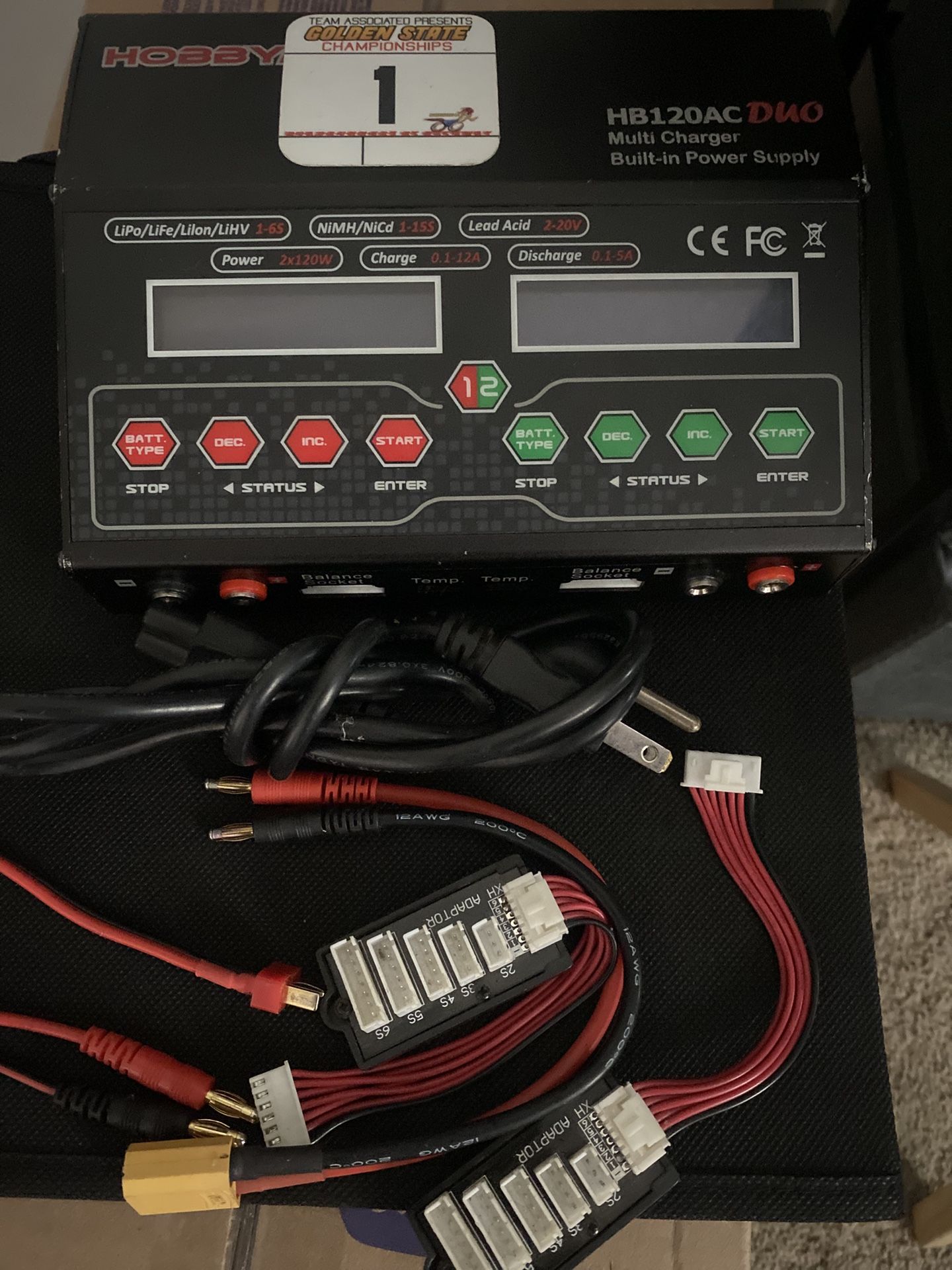 Hobbymate Duo Charger Does 10 Amps Duo And 12 Amps Single