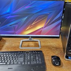 Dell XPS i7 Desktop Computer With Monitor