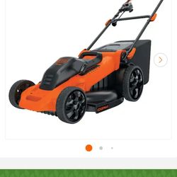 Black and Decker 20 in 13 amp Corded Walk Behind Lawn Mower