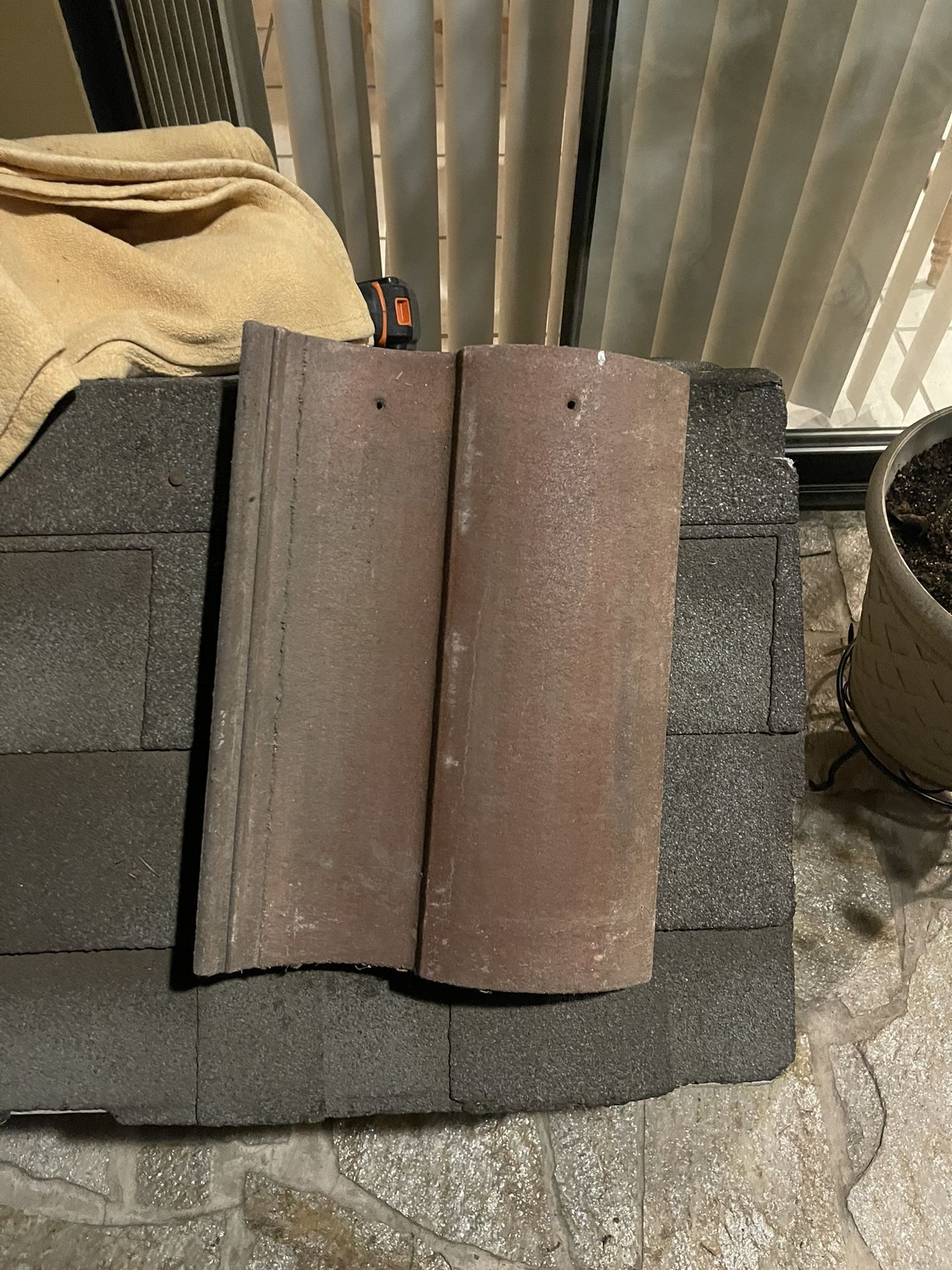 Concrete Roof Tile (17L X 12W), 1200 Pieces Total.
