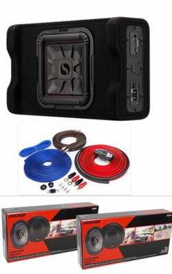 New bass package deal with speakers installed kicker