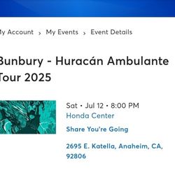 Bunbury Tickets 