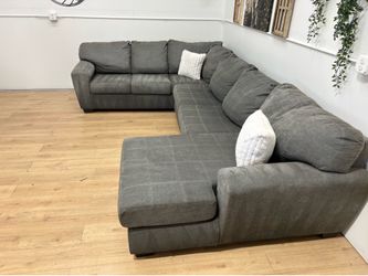 Large Gray Sectional Couch Free Delivery