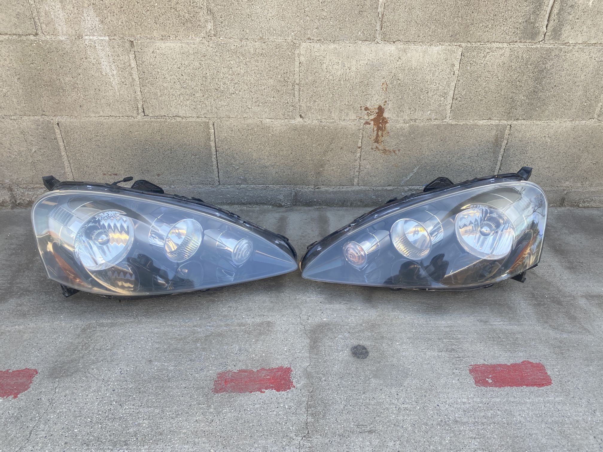 05-06 JDM Honda Acura Integra Type R Type S RSX DC5 Kouki Black HID Headlight Set