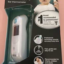 Braun Ear Thermometer for Sale – Like New!