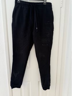 Mad Rabbit x Made In Los Angeles Capsule VCMTTT Black Graphic Joggers size M UNISEX
