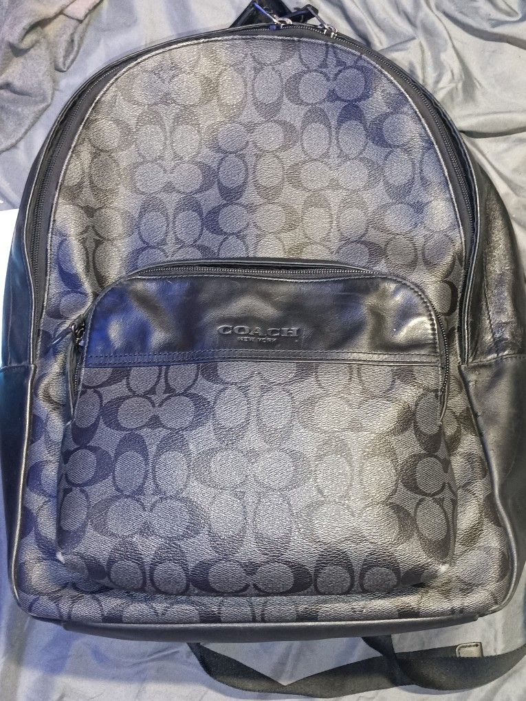 Coach Black Backpack