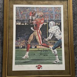 Jerry Rice Autographed 49ers