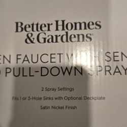 Better Homes & Gardens Touchless Pull Down Kitchen Faucet in Satin Nickel