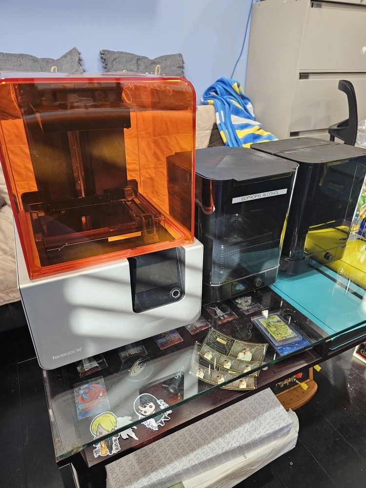 Formlabs Form 2 3D Printer With Wash And Cure Unit Set All 3 For $600