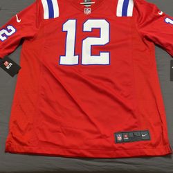 Nike NFL Football Tom Brady Patriots Jersey 12 Size large