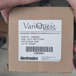 VariQuest Perfecta Paper SG Photo 24\"" (Part #Y(contact info removed))