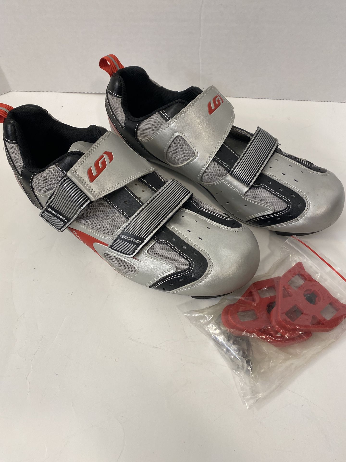 LG Louis Garneau Mont Royal Ergo Air Road Cycling Bicycle Shoes; Sz 47(EU), 13-13.5(US)