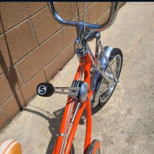 1971 schwinn orange krate very nice chrome seems to be all