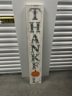 Thankful light up wall art home decor