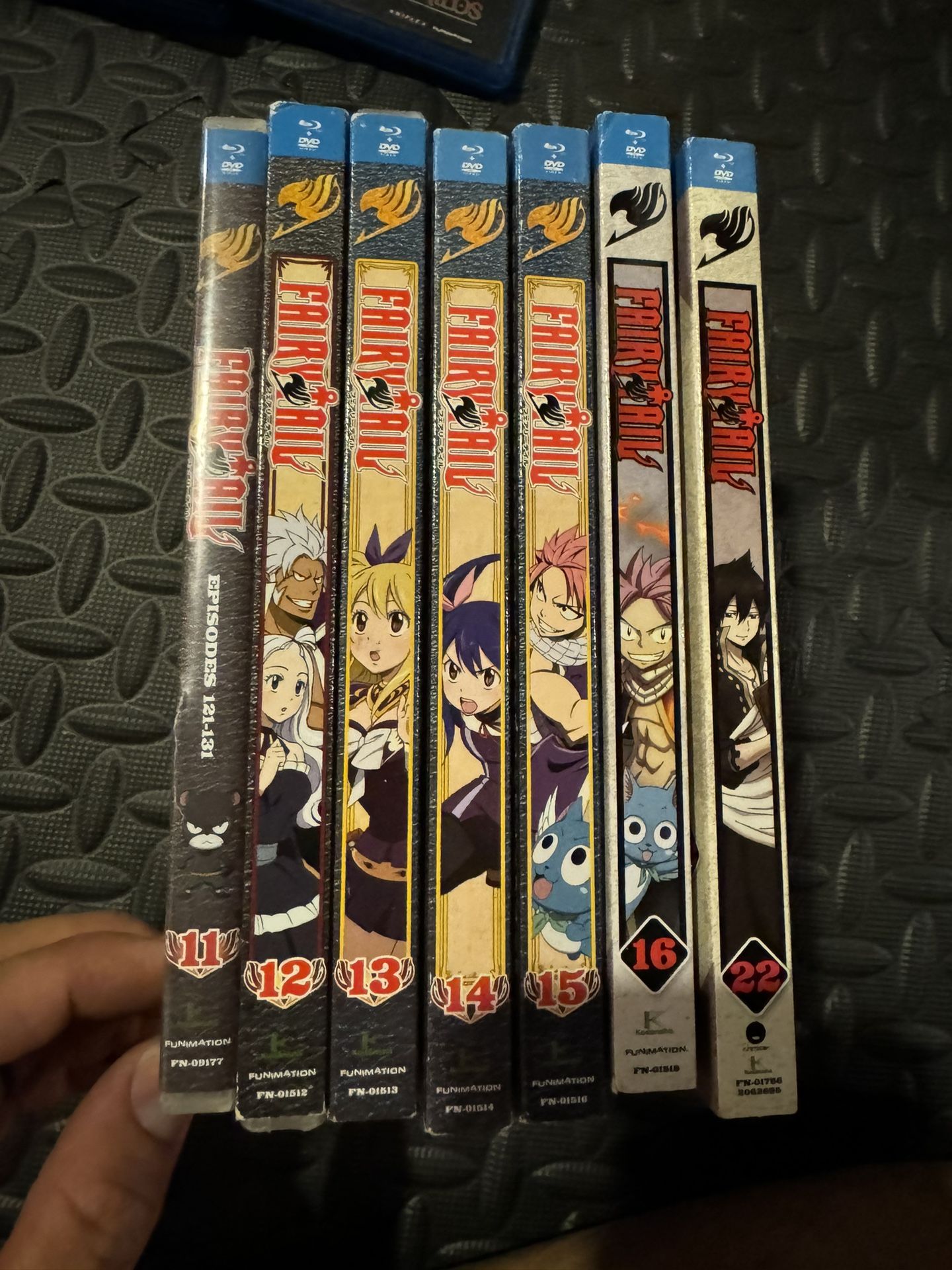 Fairy Tail Anime Manga Blu Ray DVD Sets