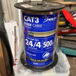 Cat 3 Riser cable 24/4 500ft