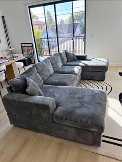 New Dark gray sofa
