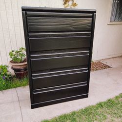 Black Dresser 48"H 33" W 17"D