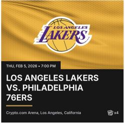 Los Angeles Lakers vs. Philadelphia 76ers