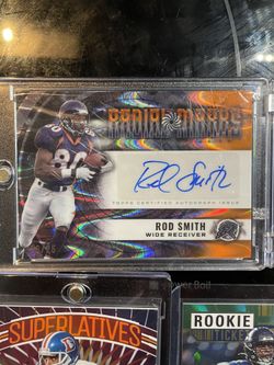 Rod Smith Denver Broncos Autographed Card
