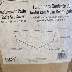 4 seasons rectangular patio table set cover