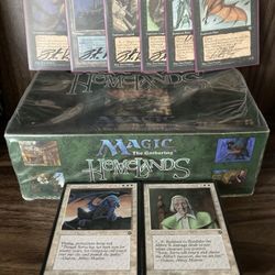 Magic The Gathering Homelands Booster Box, Complete Set & Signed Sengir Cards