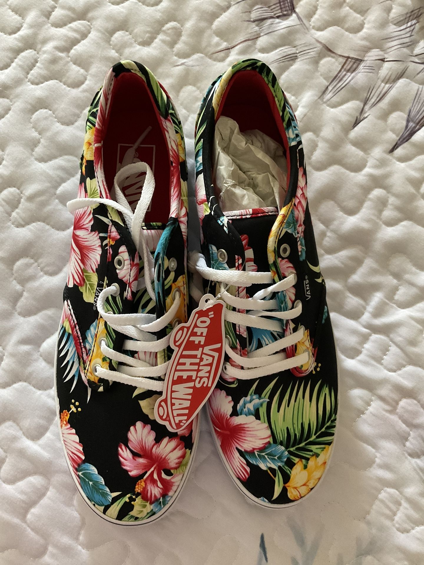 VANS FLORAL SNEAKERS