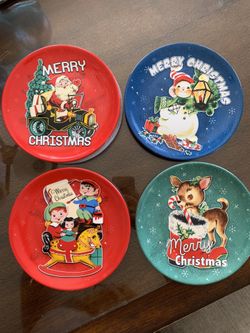 Mr Christmas Vintage Christmas Plate’s 