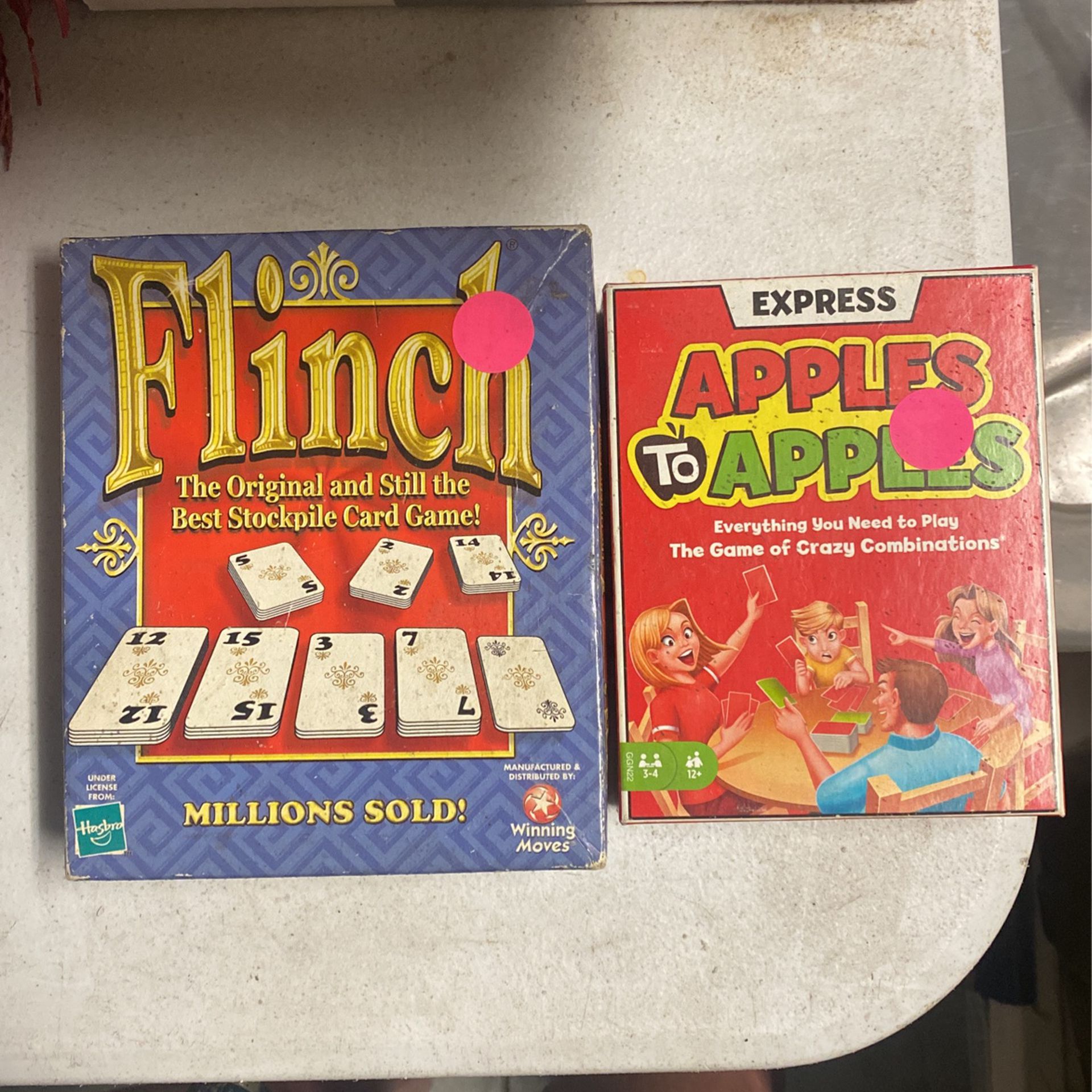 Apples To Apples & Flinch Card Games