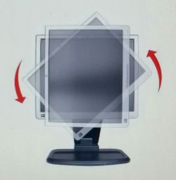 HP LCD Monitor L1740 Rotation