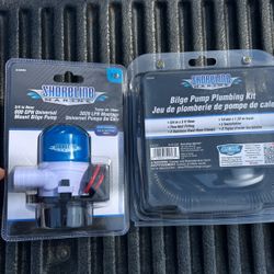 Shoreline Marine bilge pump and hose kit 