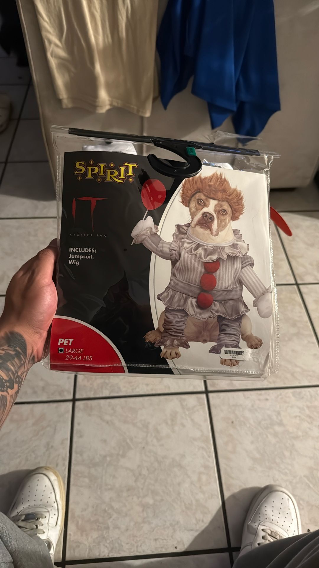 Dog Costume “Pennywise The Clown”