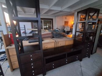 Entertainment center TV stand w/ drawers