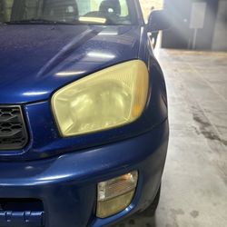 Headlights restoration and color correctio