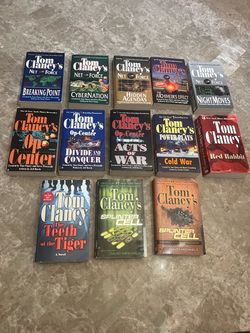 Tom Clancy Book Lot – 13 Paperbacks & Hardcovers