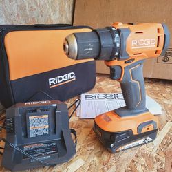 Ridgid 18V Cordless 1/2 in. Drill/Driver Kit with (1) 2.0 Ah Battery and Charger