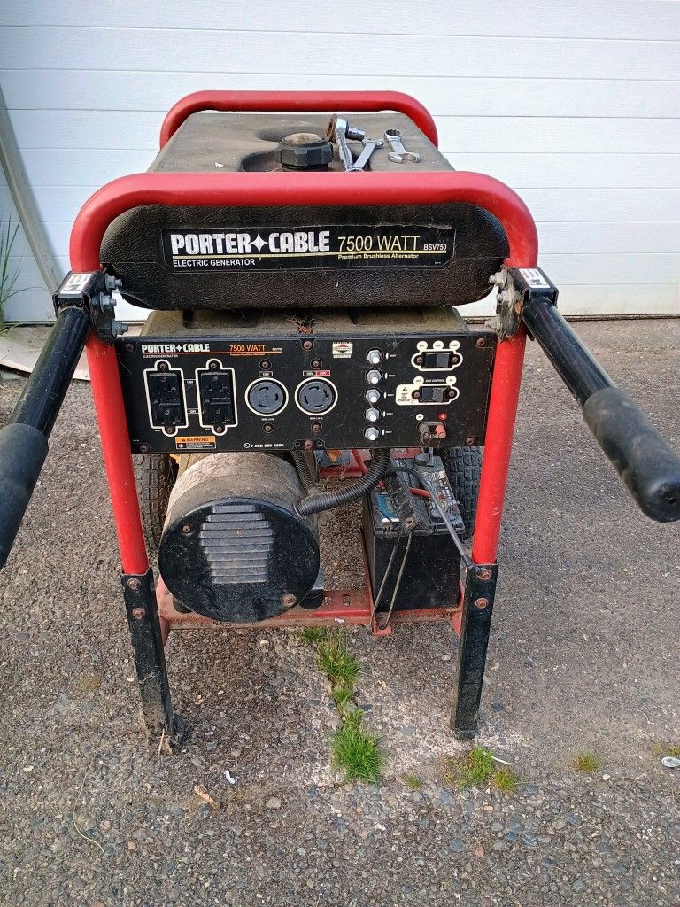 Porter Cable 7500watt Generator