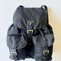Prada Nylon Vela Backpack