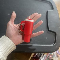 Tumbler Chapstick Keychain