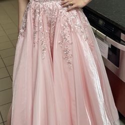 Pink Jovani Prom Dress Size 0