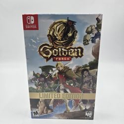 Golden Force Limited Edition (Nintendo Switch, 2021) NTSC Factory Sealed 