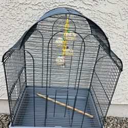 Bird Cage With Toy