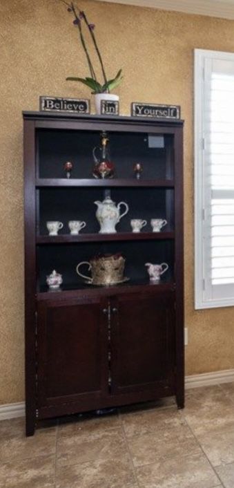 Tall Bookcase Cabinet