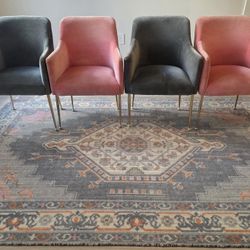 Anthropology Velvet Dining Chairs