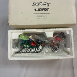 Department 56 Original Snow Village "SLEIGHRIDE" Christmas Accessory #5160-8