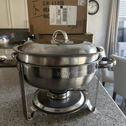 3 Zeny Stainless Steel Chafing Dish Set – Like New