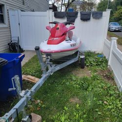 1997 Kawasaki Stx900 And Trailer