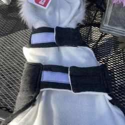 Cinch Waist Dog Jacket Size Small