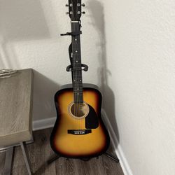 Squier by Fender SA-150 Dreadnought Guitarra Acústica, Sunburst